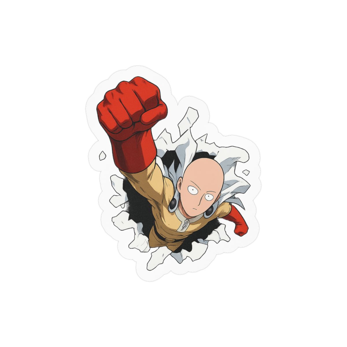Silent Fighter Sticker | Bold Motivational Vinyl Decal - alternate angle 1, merchandise