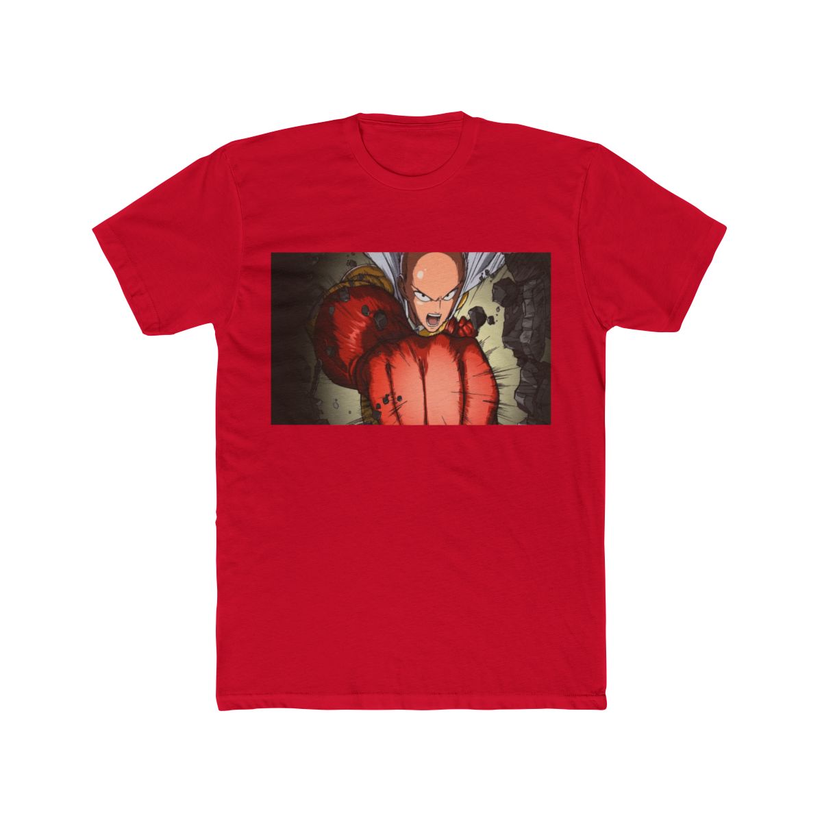 Saitama Delivering Punch T Shirt - One Punch Man - One Punch Man official T-Shirts merch
