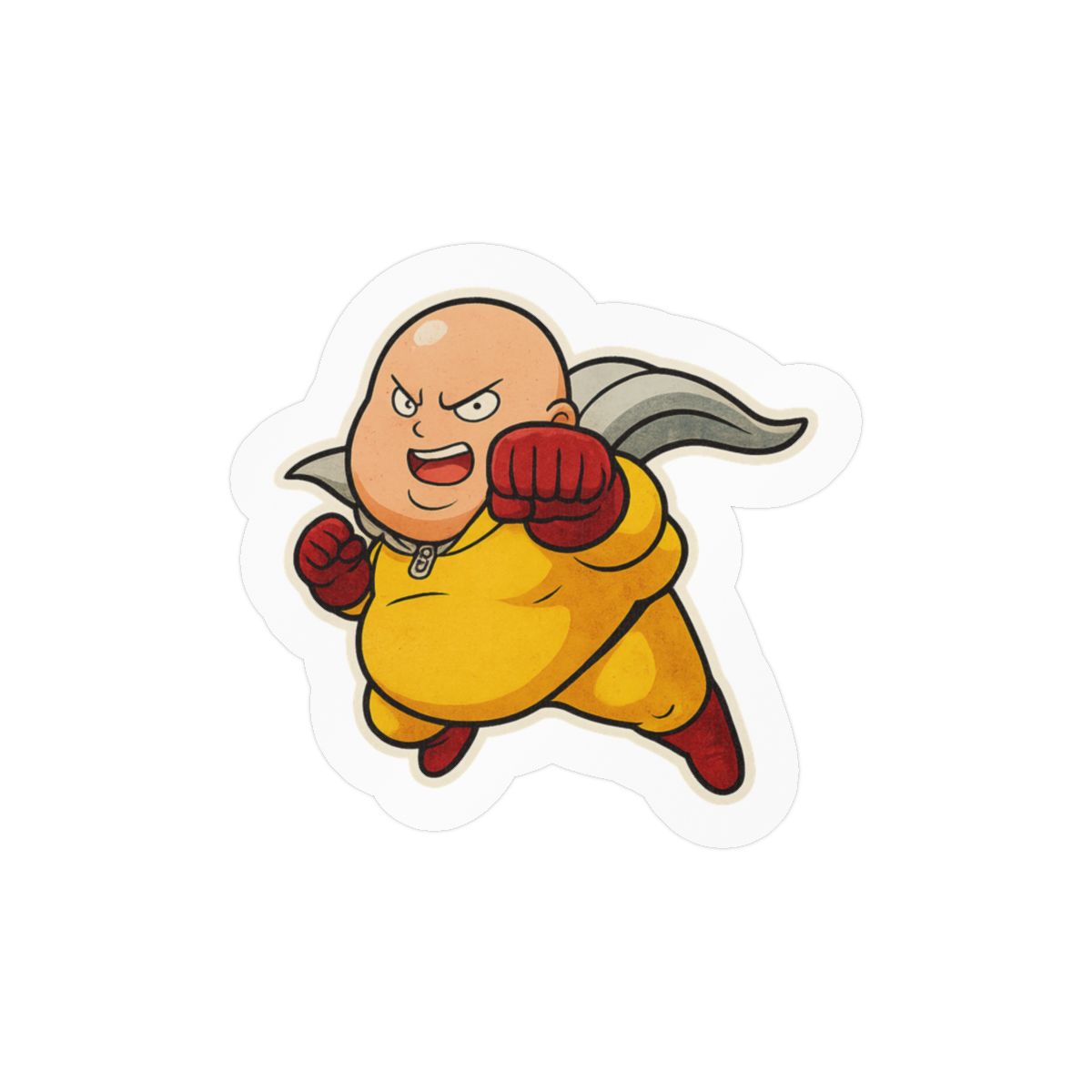 One Punch Man Sticker | Bold Anime Vinyl Decal - Official Stickers merchandise