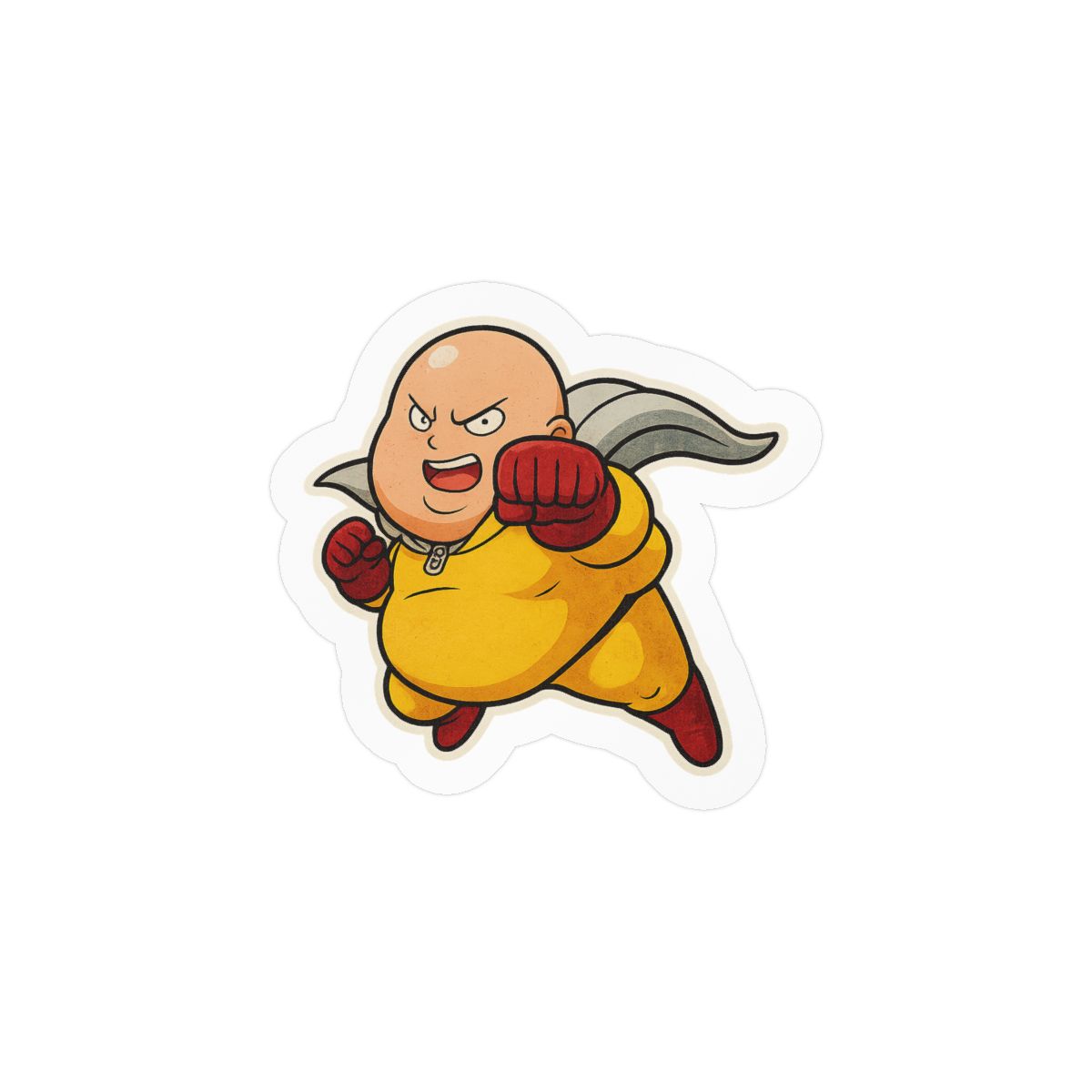 One Punch Man Sticker | Bold Anime Vinyl Decal - alternate angle 1, merchandise