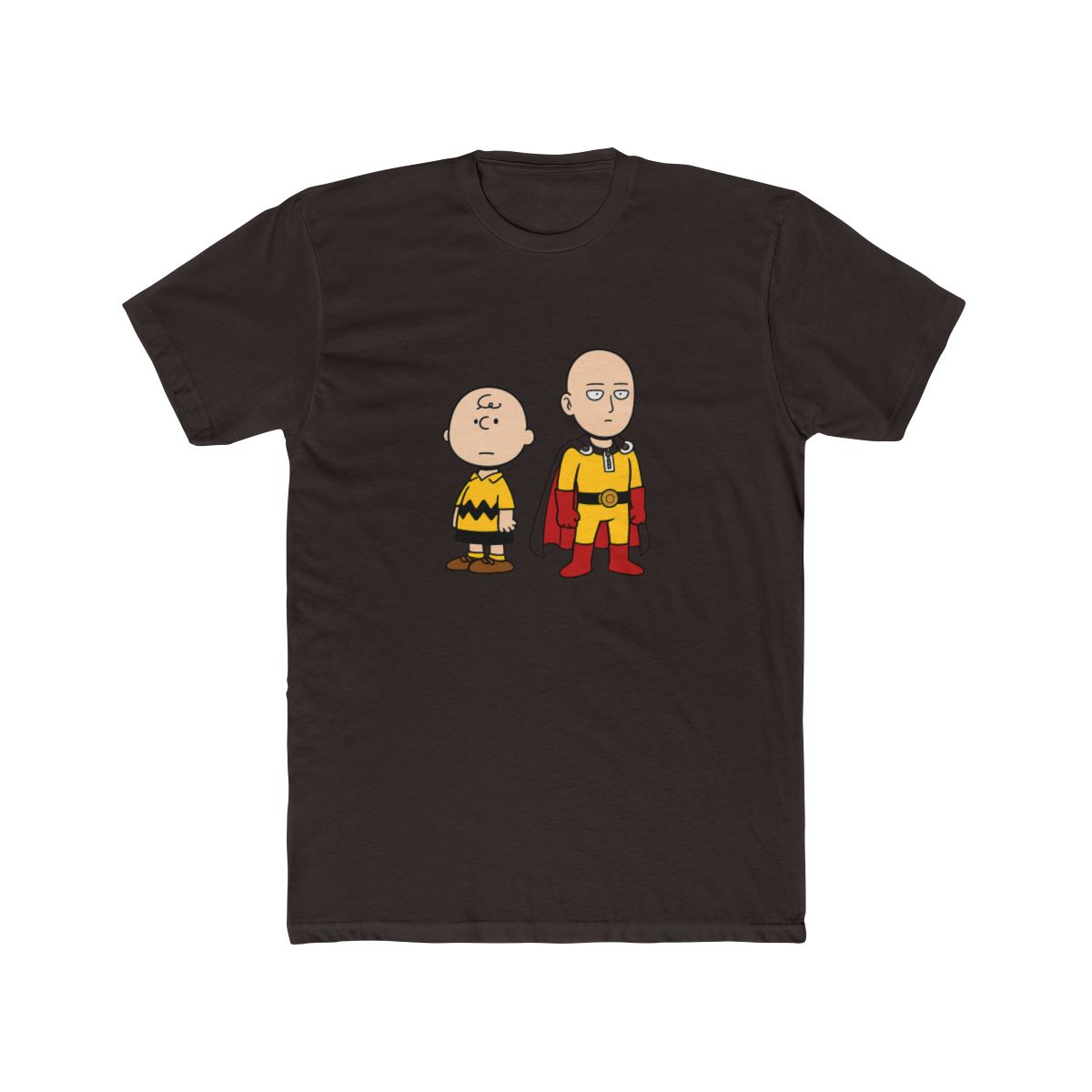 Charlie Brown Saitama Crossover Peanuts T-Shirt - alternate angle 5, merchandise