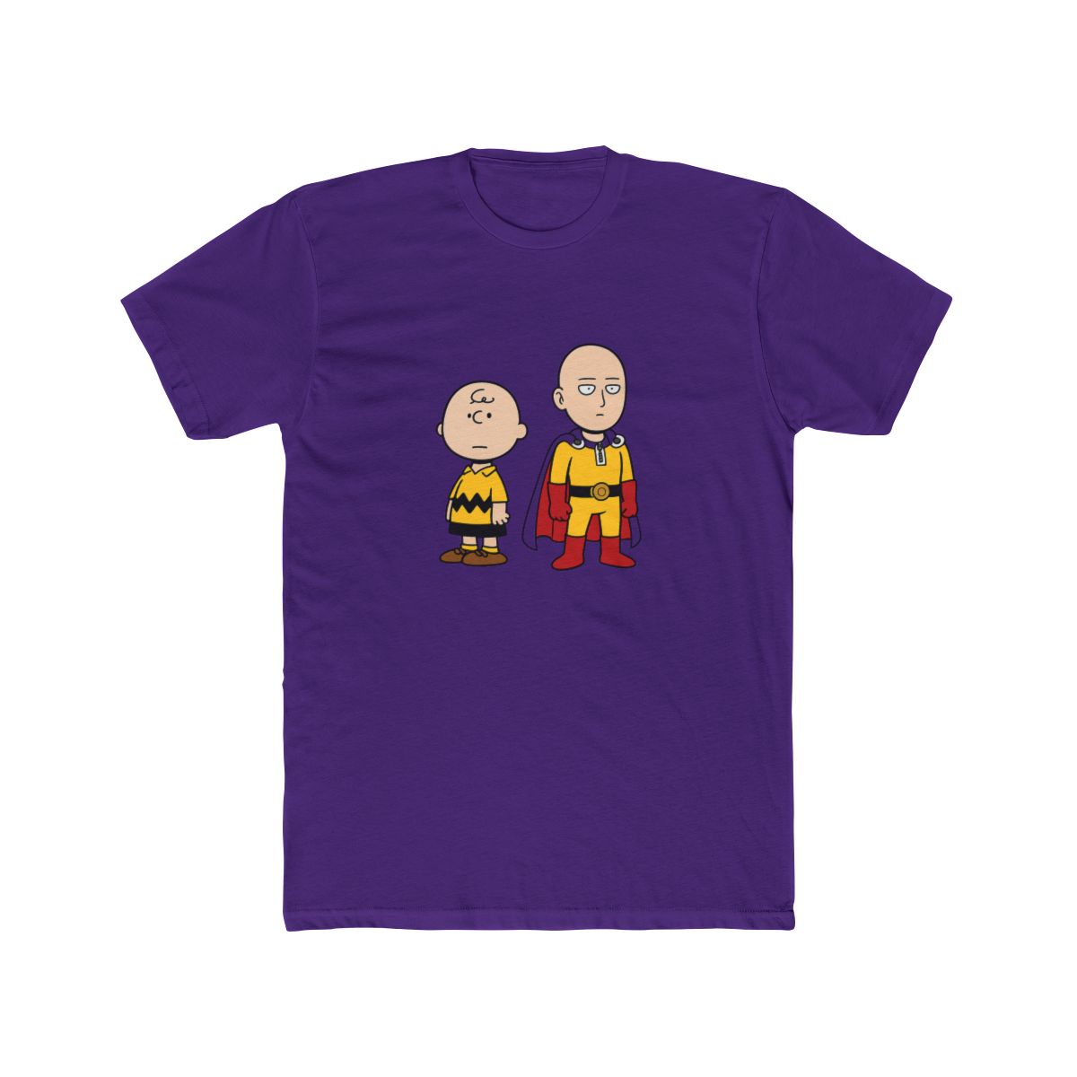 Charlie Brown Saitama Crossover Peanuts T-Shirt - alternate angle 3, merchandise