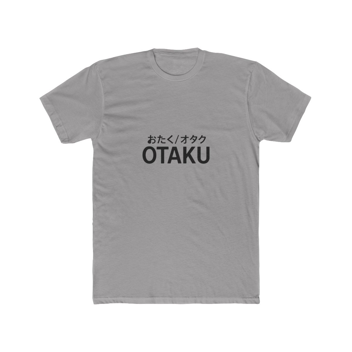Otaku Japanese Kanji Minimalist T-Shirt - alternate angle 2, merchandise