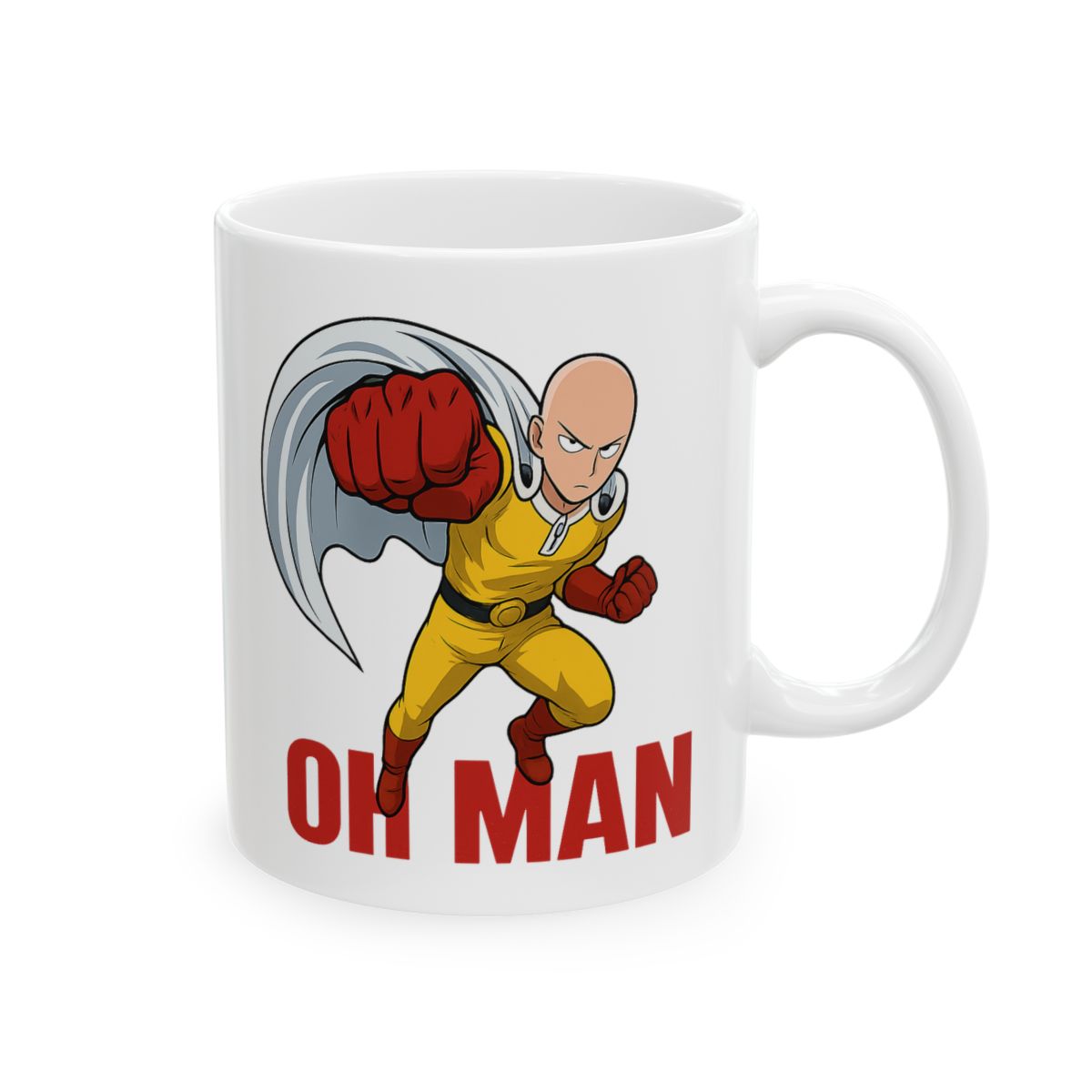Saitama Heat Punch Reveal | One Punch Man Mug, Anime Coffee Cup, Otaku Gift — official One Punch Man Mugs & Drinkware