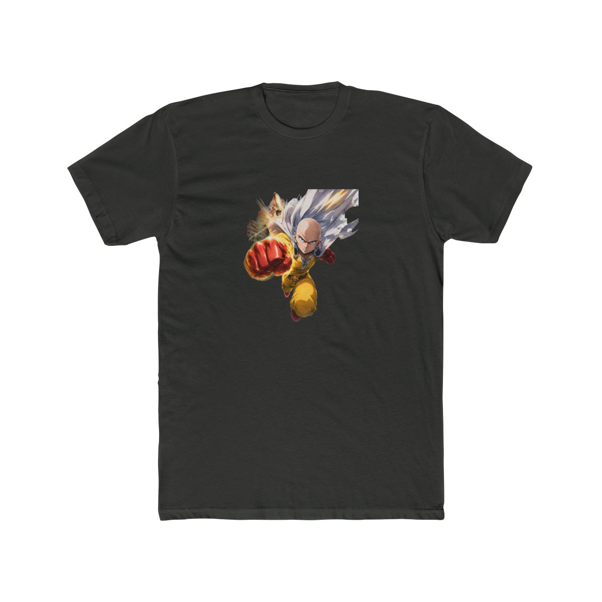 One Punch Man Saitama Power Front & Back T Shirt - Anime Hero Fan Gift - alternate angle 3, merchandise