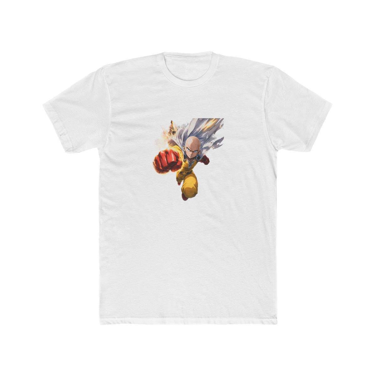 One Punch Man Saitama Power Front & Back T Shirt - Anime Hero Fan Gift - alternate angle 4, merchandise