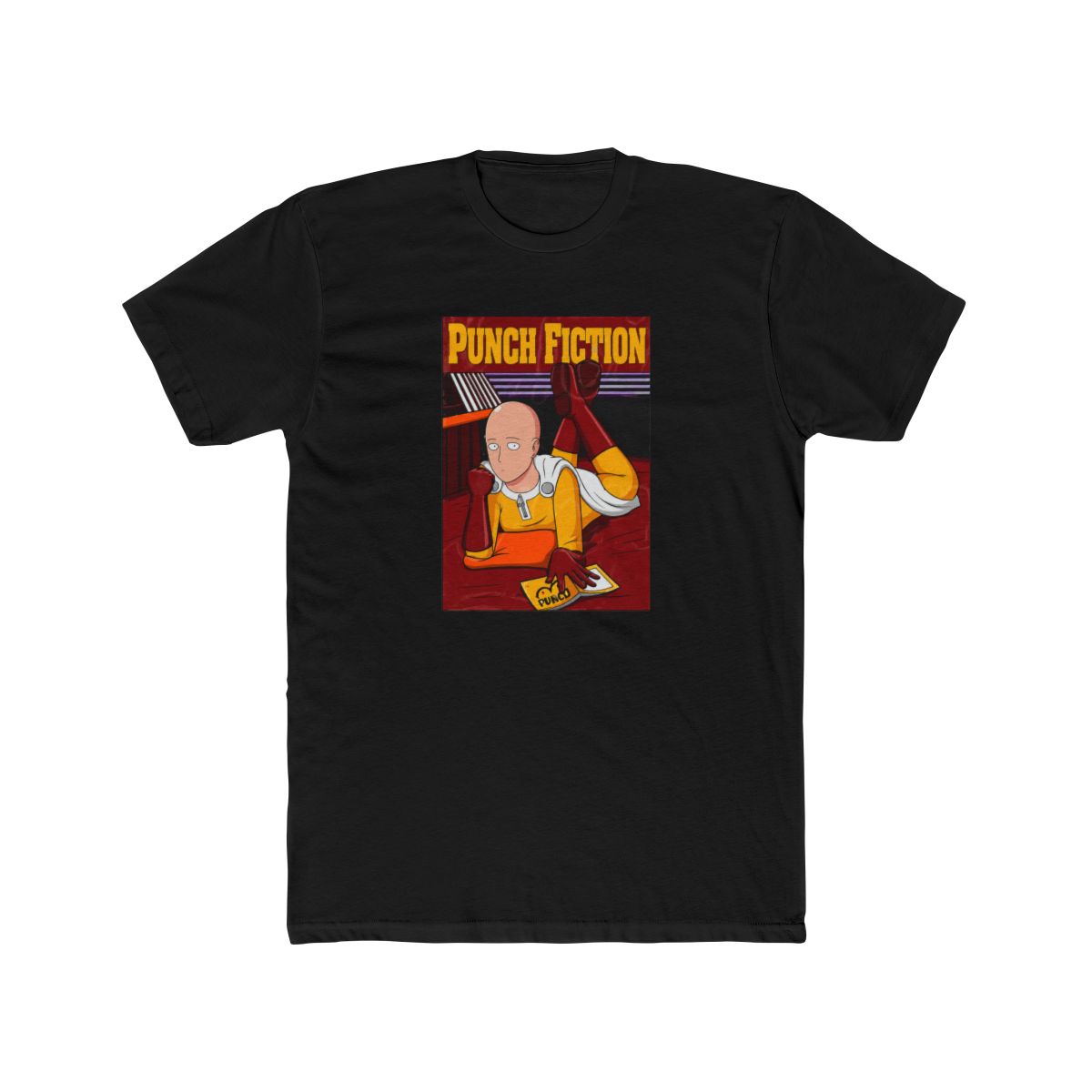 One Punchman Punch fiction T Shirt, Anime Graphic Tee, Saitama Fan Shirt, Manga Cosplay Top, Japanese Comic Merch — official One Punch Man T-Shirts