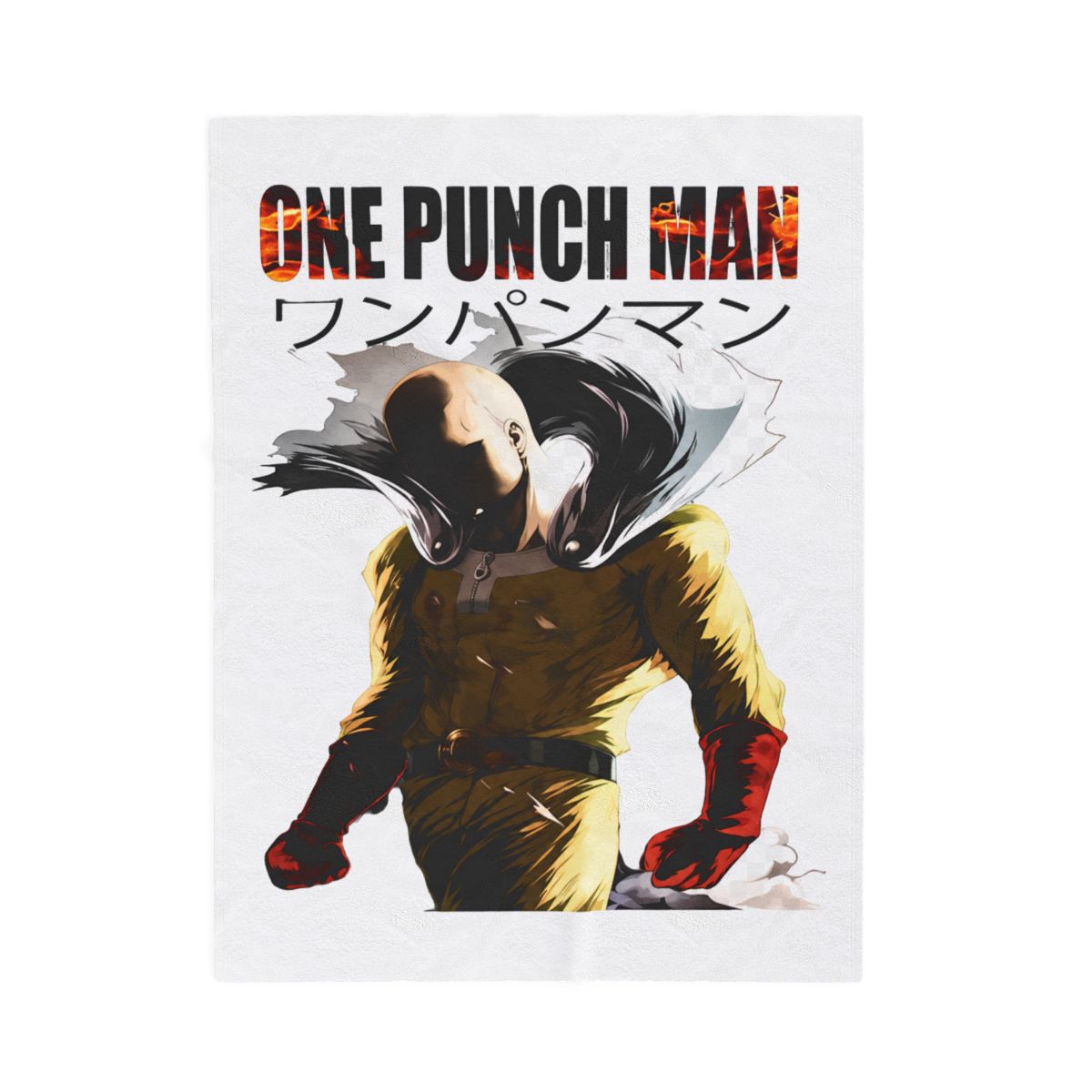 One Punch Man Colourful Illustration Saitama From Blanket - Official Accessories merchandise
