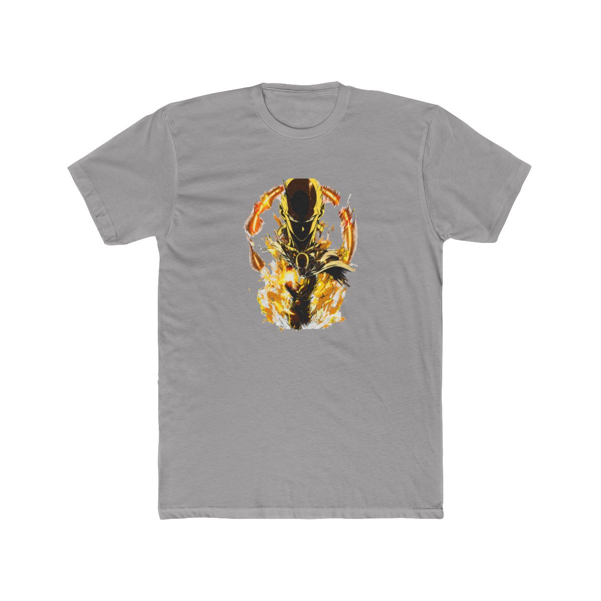 Saitama One Punch Man Fan Art T Shirt - alternate angle 2, merchandise