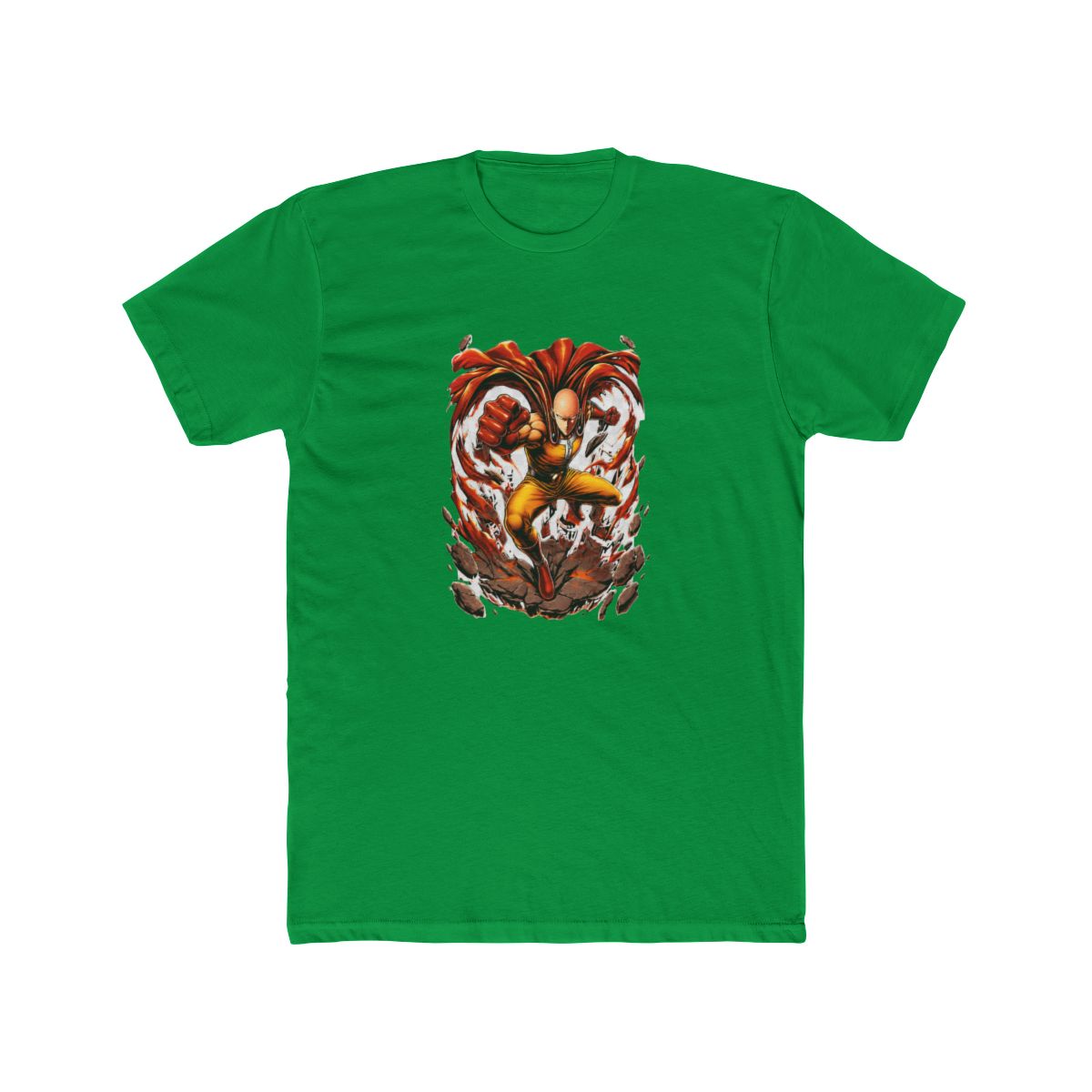 Saitama Punch Pose One Punch Man T Shirt - alternate angle 3, merchandise