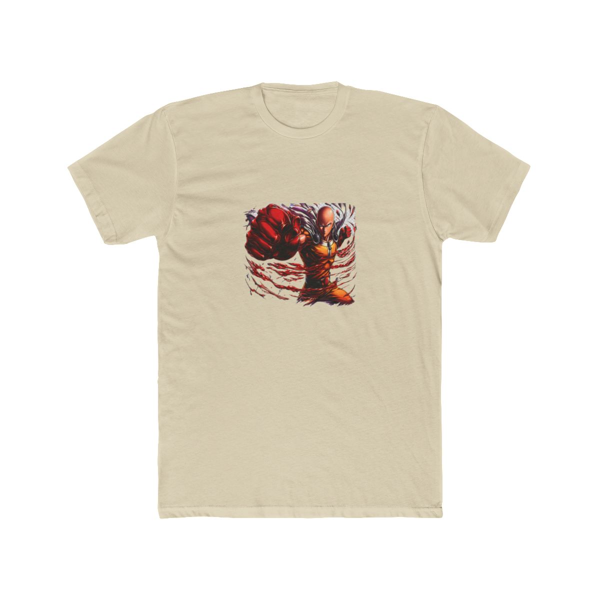 Saitama One Punch Man Punch T Shirt - alternate angle 5, merchandise