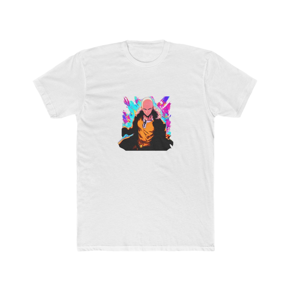 Saitama One-Punch Man Heroic Art Print T Shirt - Official T-Shirts merchandise