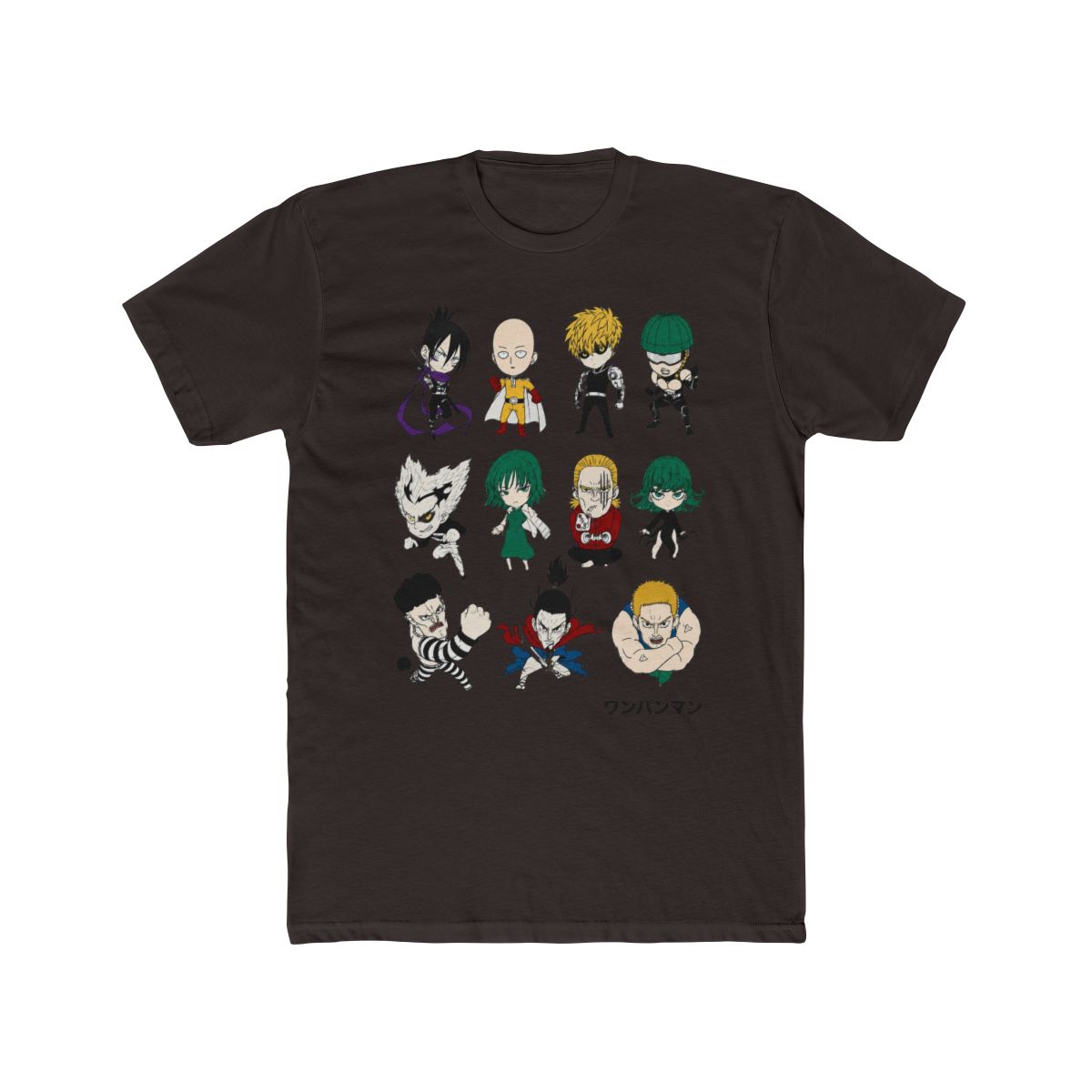 One Punch Man Character Collage T Shirt - alternate angle 2, merchandise